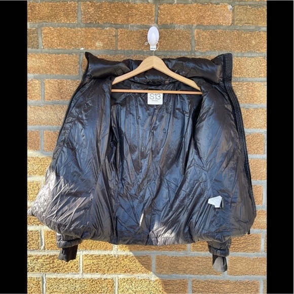 S13 NYC Kylie Down Puffer Gloss jacket small - Picture 12 of 15